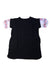 A Black Short Sleeve Dresses from Denim Dungaree in size 2T for girl. (Front View)