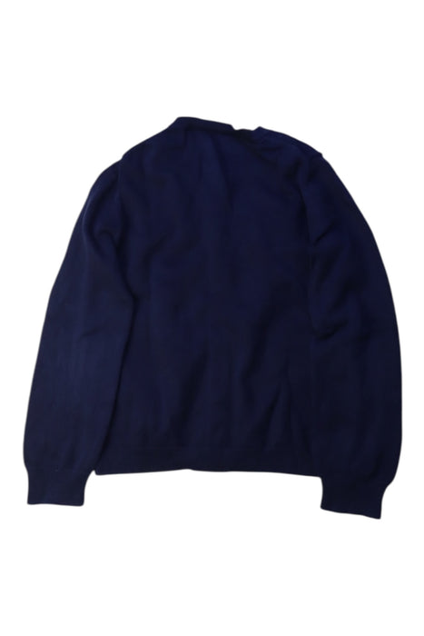 A Navy Cardigans from Crewcuts in size 6T for girl. (Back View)