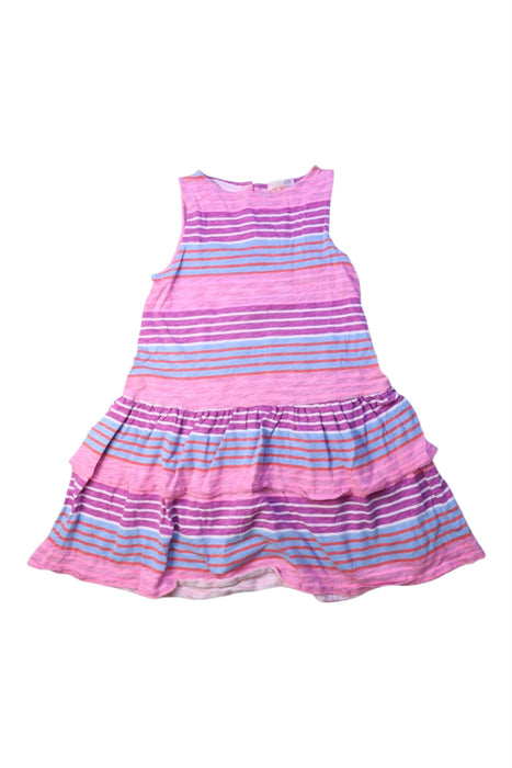 A Multicolour Sleeveless Dresses from Crewcuts in size 5T for girl. (Front View)