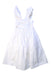 A White Sleeveless Dresses from Country Road in size 3T for girl. (Back View)