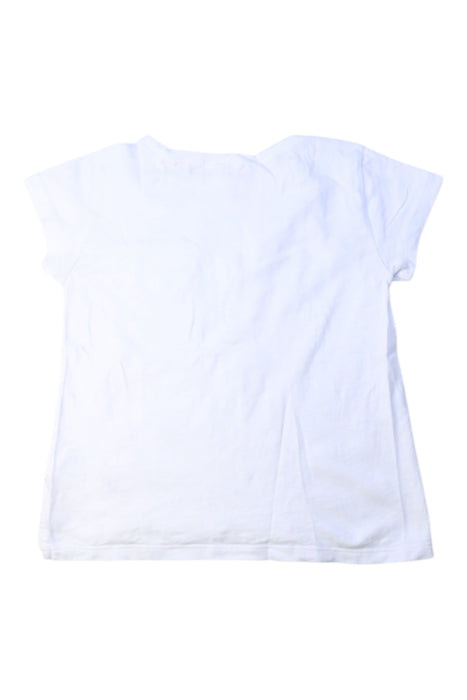 A White Short Sleeve T Shirts from Crewcuts in size 4T for girl. (Back View)