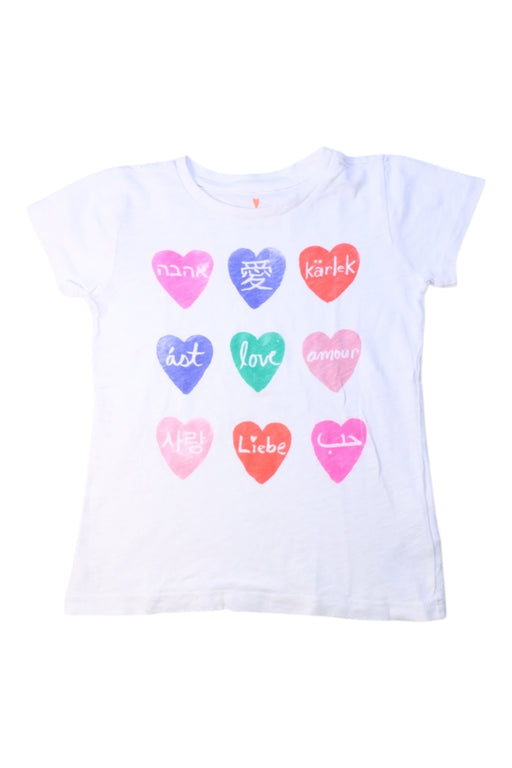 A Multicolour Short Sleeve T Shirts from Crewcuts in size 4T for girl. (Front View)