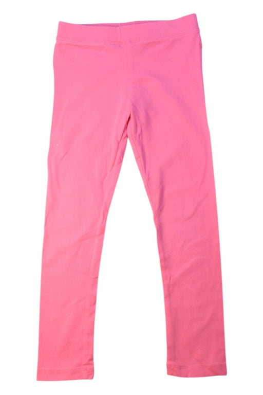 A Pink Leggings from Crewcuts in size 5T for girl. (Front View)