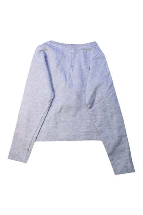 A Grey Long Sleeve Tops from Jacadi in size 10Y for girl. (Back View)