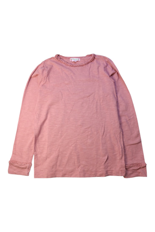 A Pink Long Sleeve Tops from Bonpoint in size 10Y for girl. (Front View)