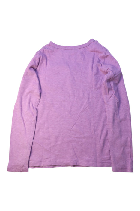 A Purple Long Sleeve Tops from Crewcuts in size 8Y for girl. (Back View)