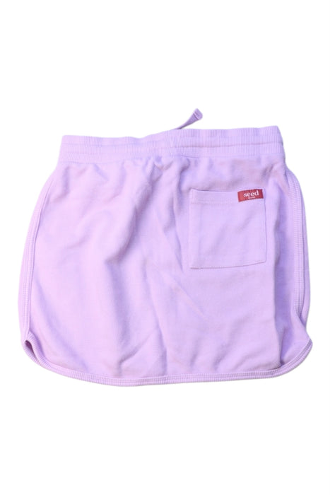 A Purple Short Skirts from Seed in size 8Y for girl. (Back View)