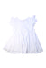 A White Short Sleeve Dresses from Polo Ralph Lauren in size 12Y for girl. (Back View)