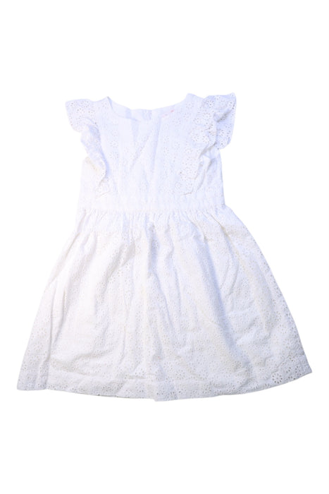 A White Sleeveless Dresses from Bonpoint in size 8Y for girl. (Front View)