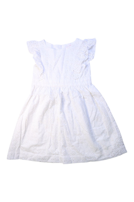 A White Sleeveless Dresses from Bonpoint in size 8Y for girl. (Front View)