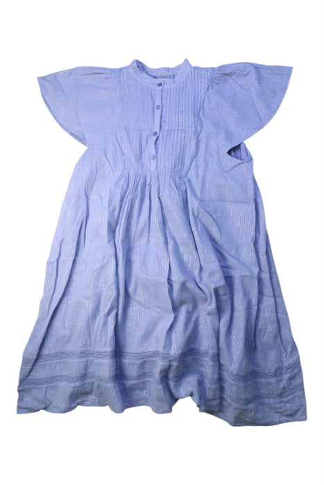 A Blue Short Sleeve Dresses from Zadig & Voltaire in size 12Y for girl. (Front View)