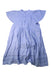 A Blue Short Sleeve Dresses from Zadig & Voltaire in size 12Y for girl. (Front View)