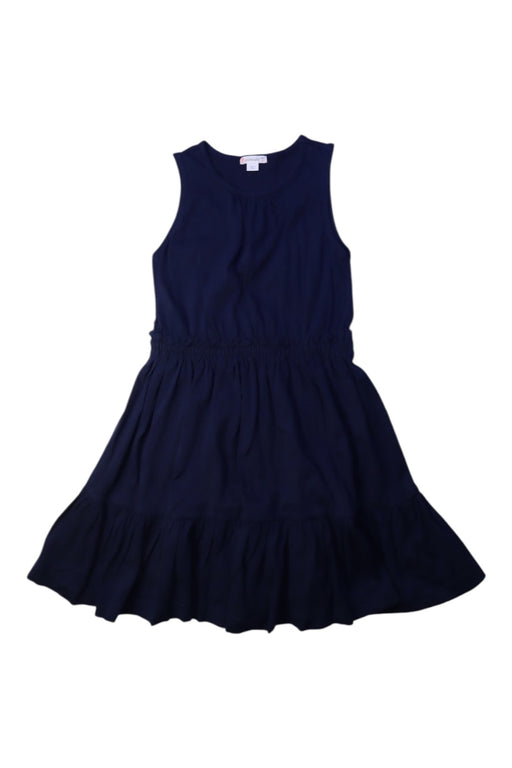 A Navy Sleeveless Dresses from Crewcuts in size 6T for girl. (Front View)