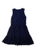A Navy Sleeveless Dresses from Crewcuts in size 6T for girl. (Back View)