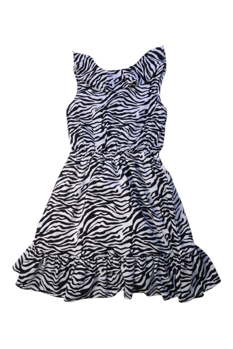 A Black Sleeveless Dresses from BCBG in size 6T for girl. (Back View)