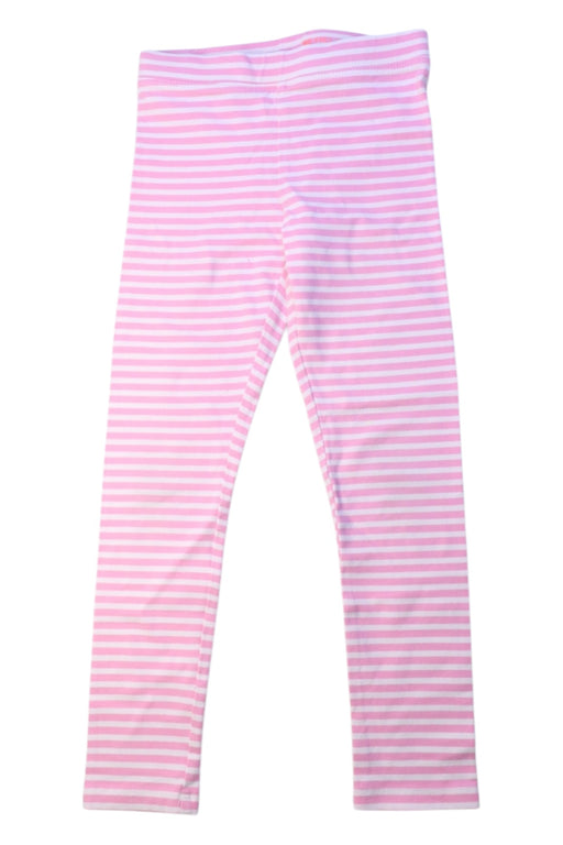 A Pink Leggings from Crewcuts in size 6T for girl. (Front View)