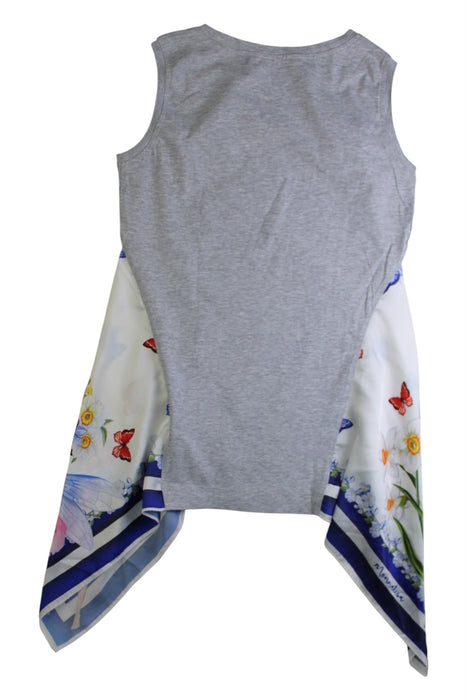 A Multicolour Sleeveless Tops from Monnalisa in size 10Y for girl. (Back View)