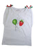 A White Sleeveless Tops from Monnalisa in size 8Y for girl. (Front View)