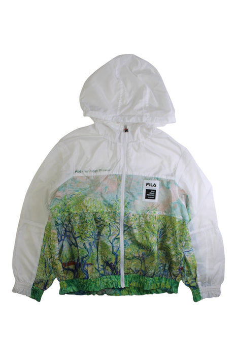 A Multicolour Rain Jackets from Fila in size 10Y for girl. (Front View)
