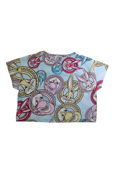 A Multicolour Short Sleeve Shirts from Monnalisa in size 10Y for girl. (Back View)