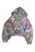 A Multicolour Hooded Sweatshirts from Monnalisa in size 10Y for girl. (Back View)