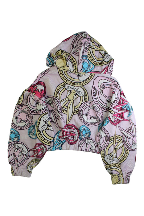 A Multicolour Hooded Sweatshirts from Monnalisa in size 10Y for girl. (Back View)