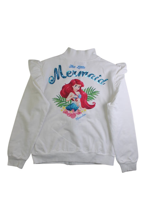 A White Lightweight Jackets from Monnalisa in size 8Y for girl. (Back View)