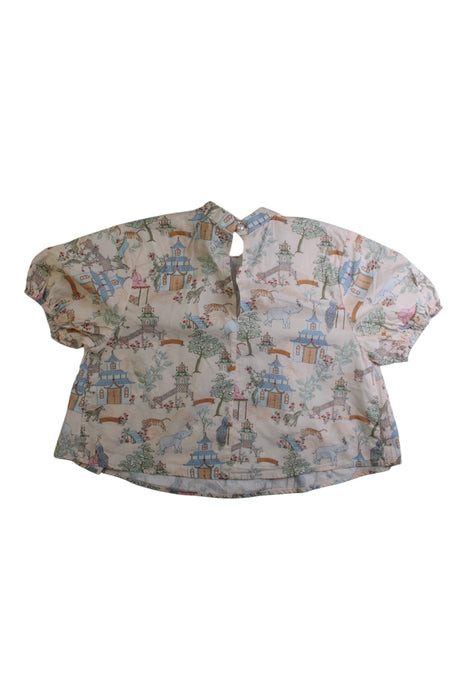 A Multicolour Short Sleeve Tops from Sea Apple in size 10Y for girl. (Back View)