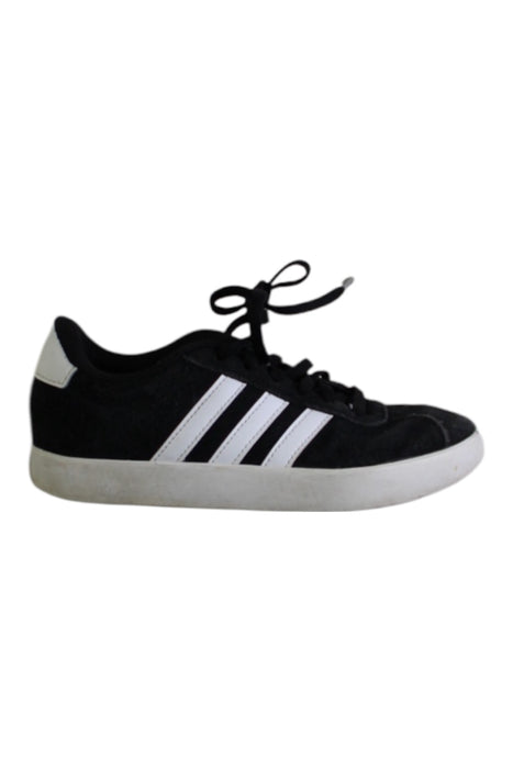 A Black Sneakers from Adidas in size 6T for neutral. (Front View)
