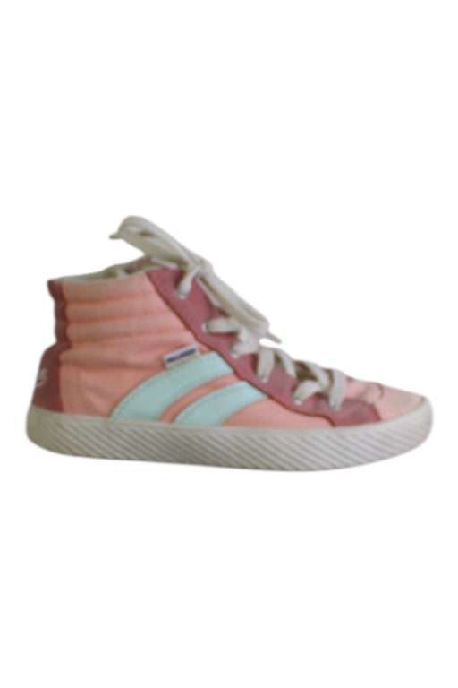 A Pink Sneakers from Palladium in size 6T for girl. (Front View)
