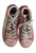 A Pink Sneakers from Palladium in size 6T for girl. (Back View)