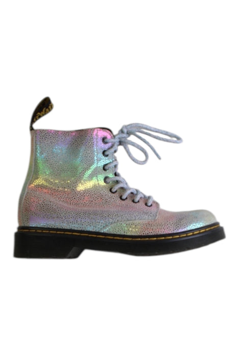 A Multicolour Casual Boots from Dr. Martens in size 6T for girl. (Front View)