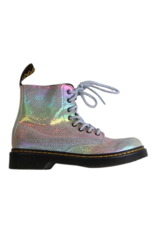 A Multicolour Casual Boots from Dr. Martens in size 6T for girl. (Front View)