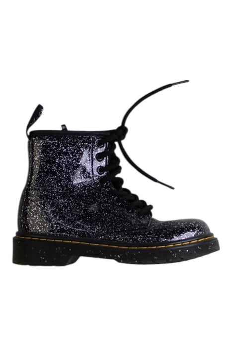 A Black Casual Boots from Dr. Martens in size 6T for girl. (Front View)
