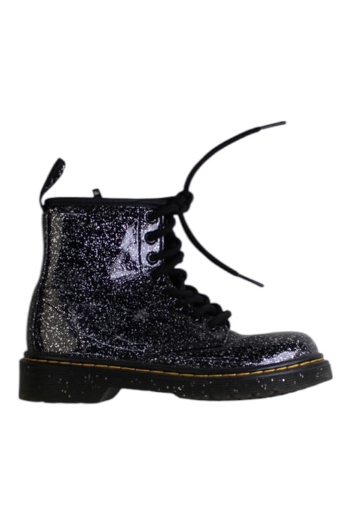 A Black Casual Boots from Dr. Martens in size 6T for girl. (Front View)