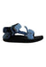 A Black Sandals from Arizona Love in size 6T for girl. (Front View)