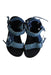 A Black Sandals from Arizona Love in size 6T for girl. (Back View)
