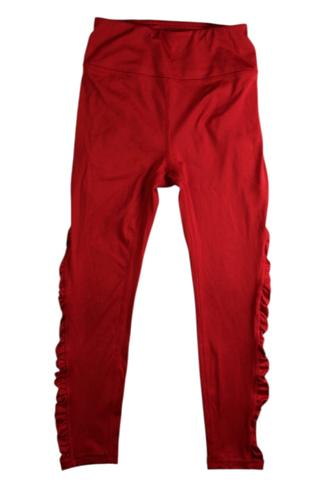 A Red Leggings from Moody Tiger in size 5T for girl. (Front View)