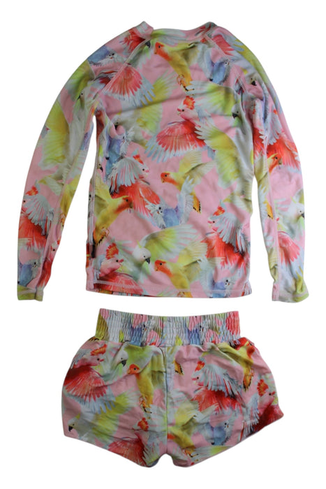 A Multicolour Swim Sets from Molo in size 5T for girl. (Back View)