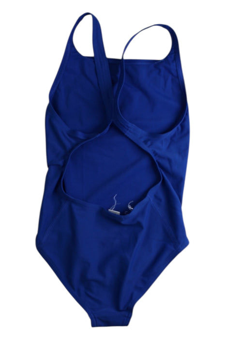 A Blue Swimsuits from Adidas in size 8Y for girl. (Back View)