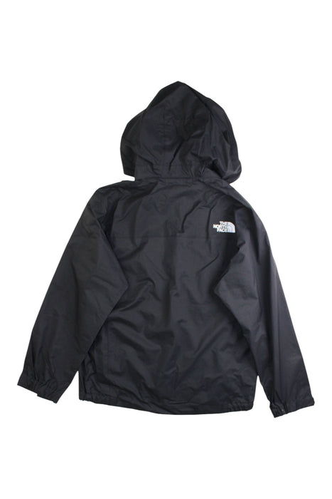 A Navy Rain Jackets from The North Face in size 7Y for neutral. (Back View)