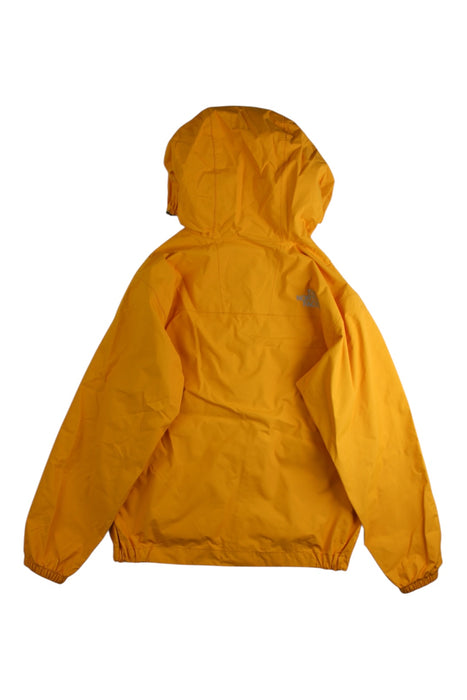 A Orange Rain Jackets from The North Face in size 7Y for neutral. (Back View)