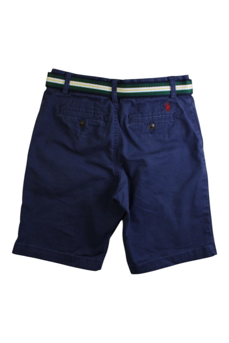 A Navy Shorts from Polo Ralph Lauren in size 10Y for boy. (Back View)