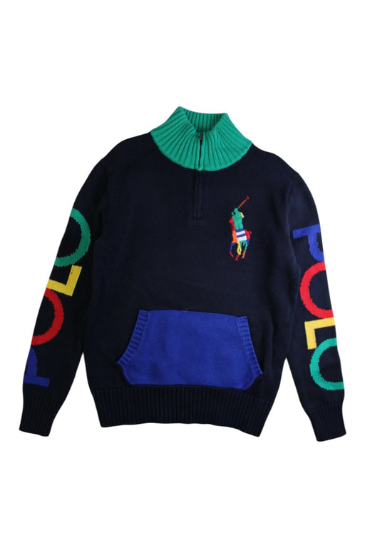 A Multicolour Crewneck Sweatshirts from Polo Ralph Lauren in size 8Y for boy. (Front View)