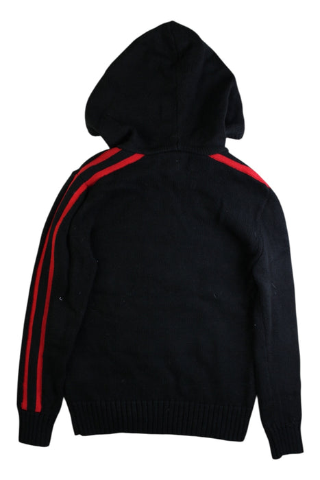 A Black Hooded Sweatshirts from Polo Ralph Lauren in size 8Y for boy. (Back View)