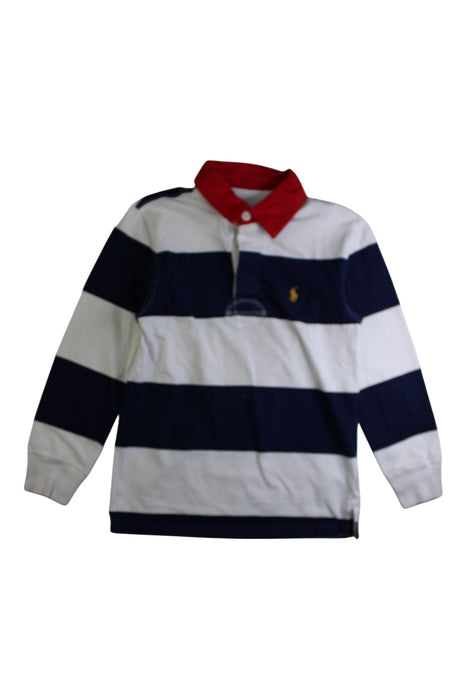 A Multicolour Long Sleeve Polos from Polo Ralph Lauren in size 8Y for boy. (Front View)