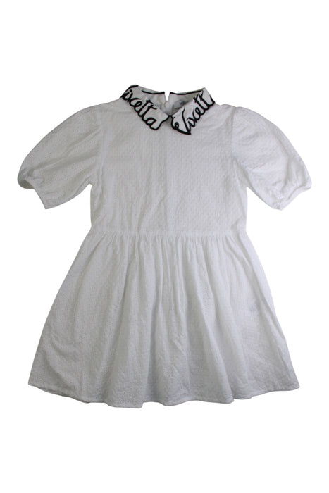 A White Short Sleeve Dresses from Vivetta in size 8Y for girl. (Front View)