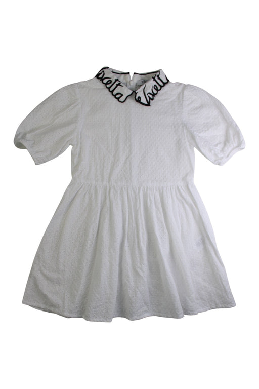 A White Short Sleeve Dresses from Vivetta in size 8Y for girl. (Front View)