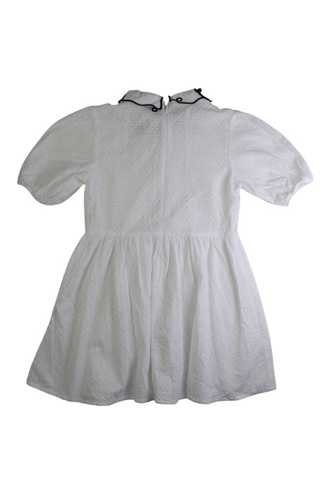 A White Short Sleeve Dresses from Vivetta in size 8Y for girl. (Back View)