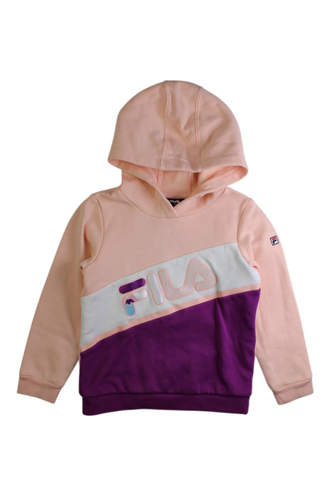A Multicolour Hooded Sweatshirts from Fila in size 4T for girl. (Front View)